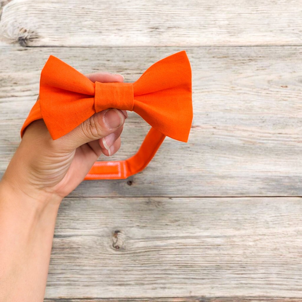 Noeud papillon "Citrouille Chic"