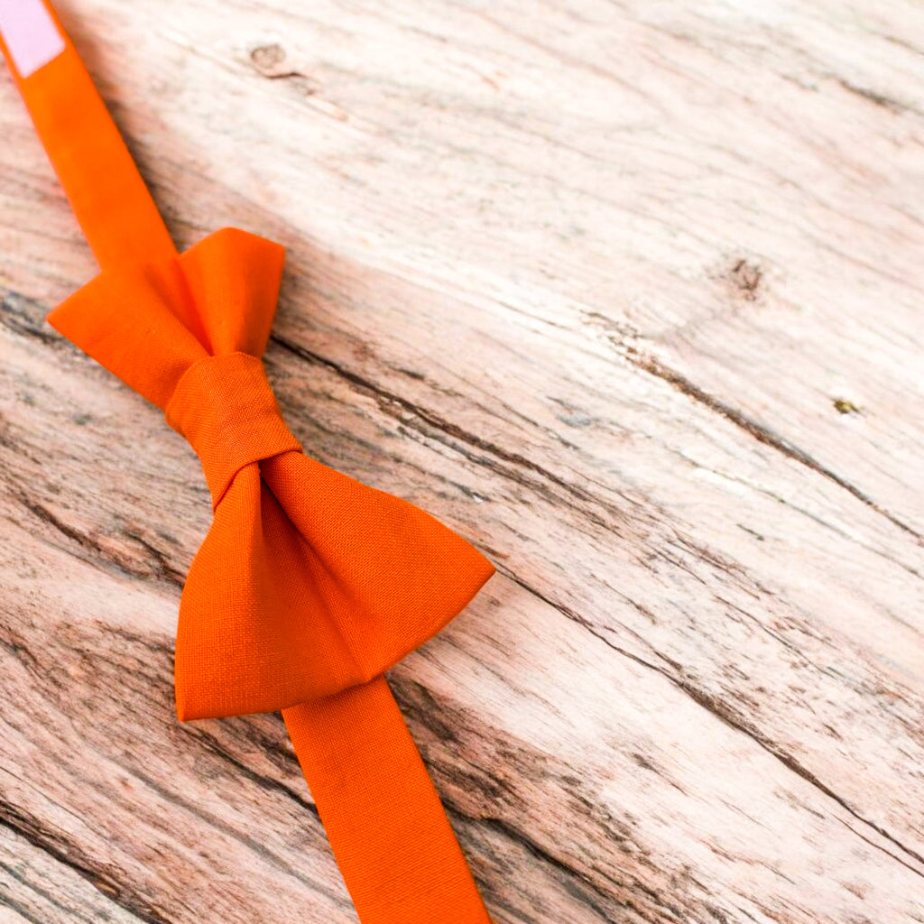 Noeud papillon "Citrouille Chic"