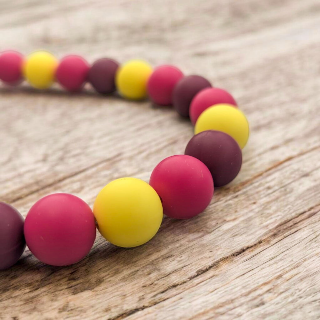 Collier "Vivid orchid"